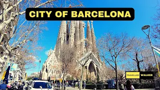 Barcelona, Spain 🇪🇸 | City Of Barcelona Walking Tour 2024 | 4K, HDR | Spain