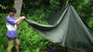 5 days camping, living in a bamboo house, bathing in spring water, cooking outdoors OFF GRID LIVING