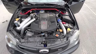 Под капотка Subaru ez30 Turbo (на холостых оборотах)