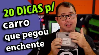 SEU CARRO PEGOU ENCHENTE? Seguro e dicas técnicas para amenizar o prejú!