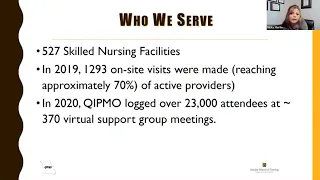 The Quality of Care in Nursing Homes Public Webinar 5