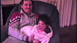 1990-02-11 Dad rocking Lea & Michael