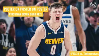 Christian Braun Giving Out Posters vs. Timberwolves 😲