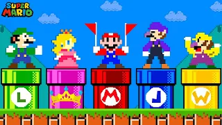 What If Mario Tried To Beat Custom Pipe All Characters | Game Animation