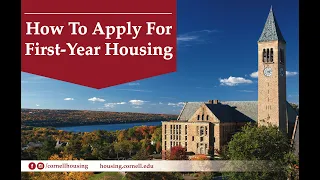 How to Apply for First-Year Housing at Cornell 2021 2022