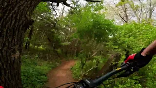 Six Mile Run NJ Orange Trail Mountain Biking 4K - 4-27-24 9