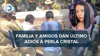 Perla Cristal es sepultada en cementerio de Xochimilco