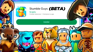 COMO BAIXAR E JOGAR A ATUALIZAÇÃO VERSÃO BETA 0.53 DO STUMBLE GUYS!