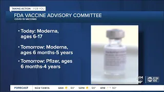 FDA vaccine advisory committee to consider authorizing COVID-19 vaccines for younger kids