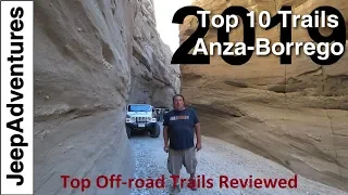 Top 10 Best Off-Road Trails Reviewed In Anza-Borrego State Park California in 4K UHD