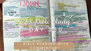 Day 360 1 John 1-5 | Study the Bible in One Year | Reading with Commentary