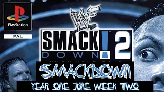 SmackDown! June Week 2, Year 1 | SmackDown! 2 Season Mode Simulation (PS1)