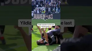 Yildiz’s reaction to Rugani’s last minute goal 🤯🤩