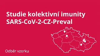 Studie kolektivní imunity SARS-CoV-2-CZ-Preval – odběr vzorku