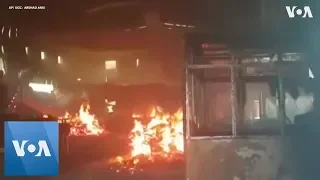 Muslim-owned factory in Sri Lanka torched