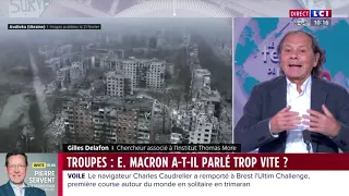 Envoyer des troupes en Ukraine : Emmanuel Macron a-t-il parlé trop vite ?