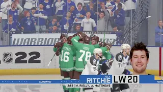 NHL® 22 Tampa Bay Lightning vs Toronto Maple Leafs Gameplay