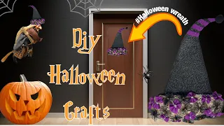 Spooktacular DIY Halloween Wreath 🎃 / Crafty Creations for Haunting Decor