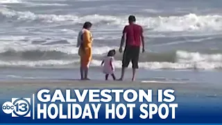 December beach day? Galveston gifted with warmth and visitors