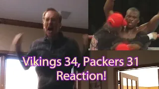 Vikings Beat Packers on Last Second FG: Reaction!