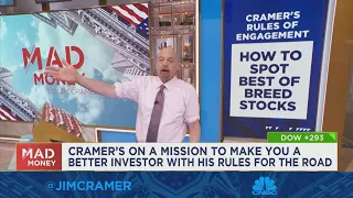 High quality comapnies represent value and giving up on value is a sin, says Jim Cramer