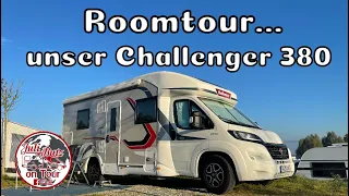Roomtour durch unseren Challenger 380 , #wohnmobil