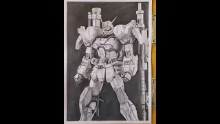 Drawing Gundam