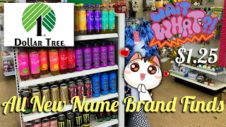 DOLLAR TREE🚨🤩SHOCKING NEW NAME BRAND FINDS FOR $1.25‼️ #shopping #dollartree #new