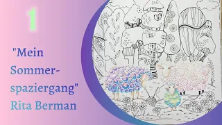 Speedcoloring Mein Sommerspaziergang Rita Berman