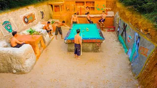 Build Modern Underground Playground With Folk Games And Billiard Tournament