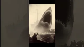 Megalodon shark in 1820 #viral