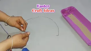 DIY  Economical Easter Decoration idea with simple materials | DIY Affordable Easter craft idea🐰56