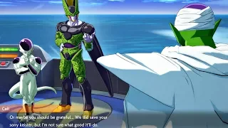 Dragon Ball FighterZ - Piccolo Gets Roasted By Cell & Frieza