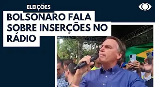 Bolsonaro faz campanha em MG  e ataca TSE e PT por inserções de rádio