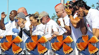 PUMPKIN PIE EATING CONTEST | COMPETITIVE EATING | $4000 TOTAL PRIZE PURSE!!