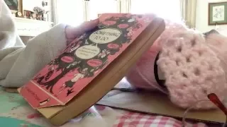 ASMR - Vintage activity book; whispered reading and comments (February)