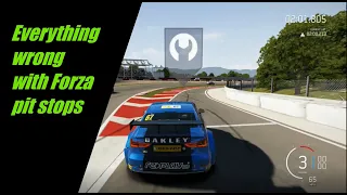 Everything wrong with Forza Motorsport pit stops