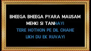 Bhiga Bhiga Pyara Pyara - Karaoke - Jawaani - Amit Kumar & Asha Bhosle