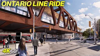 Toronto's Ontario Line! Future Subway Route Ebike Ride