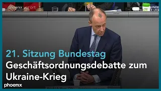 Bundestag: Geschäftsordnungsdebatte zum Ukraine Krieg am 17.03.22