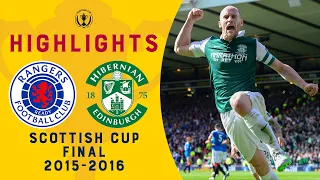 Rangers 2-3 Hibernian | David Gray Header as Hibernian Make History! | Scottish Cup Final 2015-16