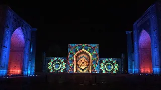 3D шоу в Регистане. Узбекистан. Самарканд.