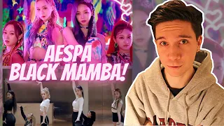 DANCER REACTS TO aespa 에스파 'Black Mamba' MV and Dance Practice