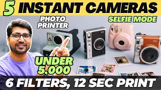 NEW LAUNCH⚡5 BEST INSTANT CAMERA 2023⚡BEST INSTANT CAMERAS 2023⚡BEST INSTANT CAMERA REVIEW