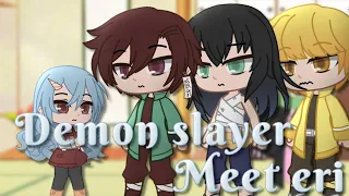 Demon slayer meet eri ||Demon slayer [DS] skit|| Gacha Club ||part 4||