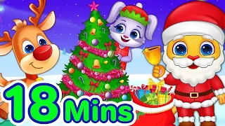 🎅 Favorite Christmas Songs For Kids By RV AppStudios | 🎄 Nursery Rhymes & Kids Songs