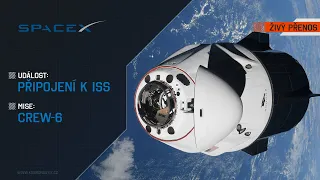 ŽIVĚ:  Připojení k ISS (Crew-6)