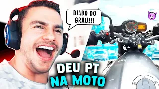 SUPER XANDÃO REAGINDO - QU3DAS DE MOTO (EP. 127)