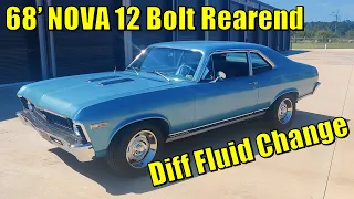 NASTY!! 1968 Chevy Nova SS 12 Bolt Differential Fluid Change