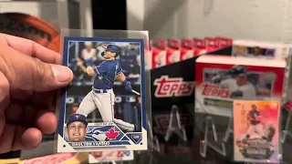 First look! 2023 Topps series 2 GIANT retail box. Loaded!!!! 16pk box 🔥🔥 HFA auto??